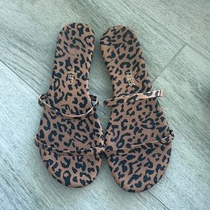 Tkees leopard sandal